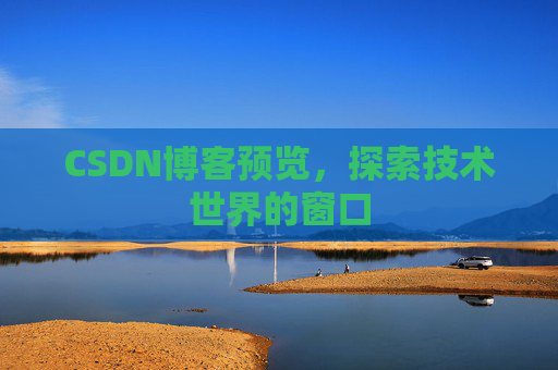 CSDN博客预览，探索技术世界的窗口